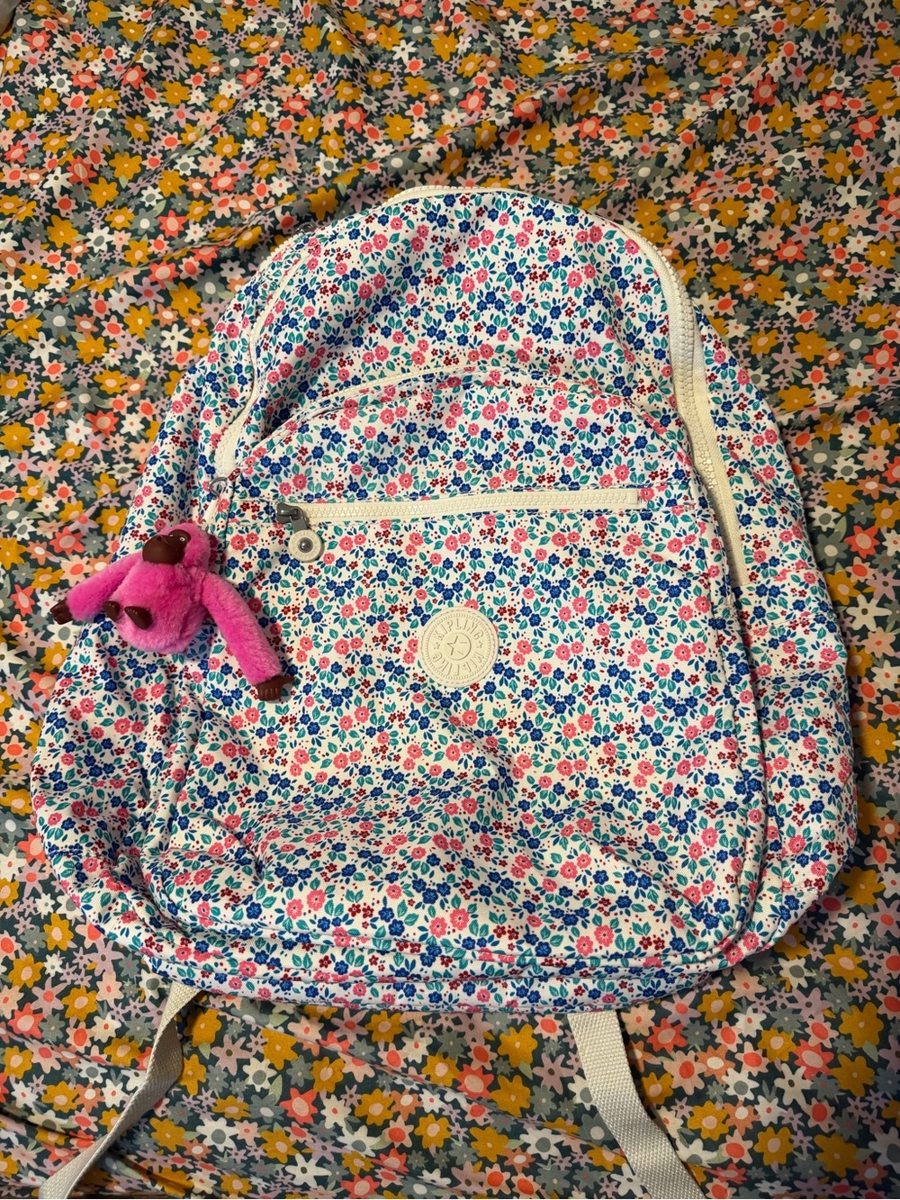 Kipling floral backpack